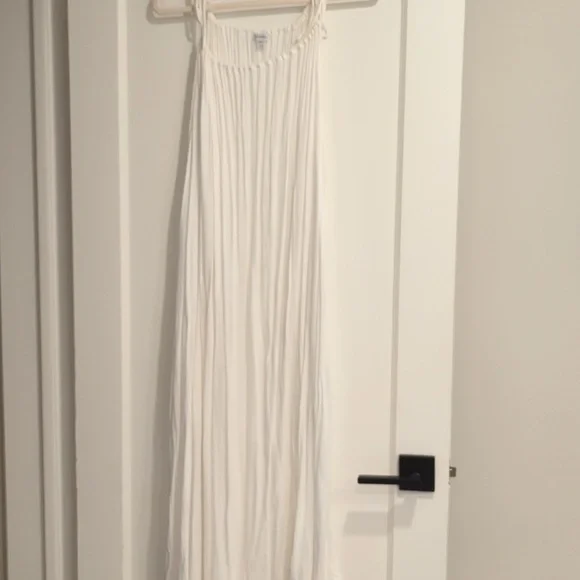 RARE! Cuyana Gathered Neck Maxi Coverup - White - MD/LG - Picture 3 of 5